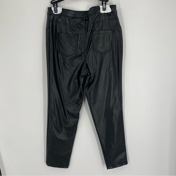 Like an Angel Black Faux Leather Pants size L - Picture 3 of 3
